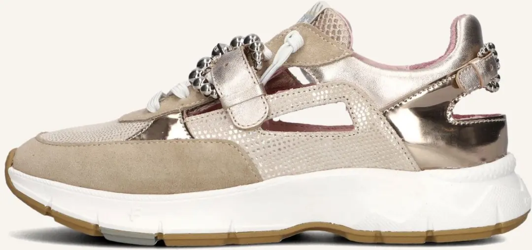 Floris van Bommel Daysi Sneakers Sfw-10155 - Goud - Dames 39,5 - afbeelding 2 van 6