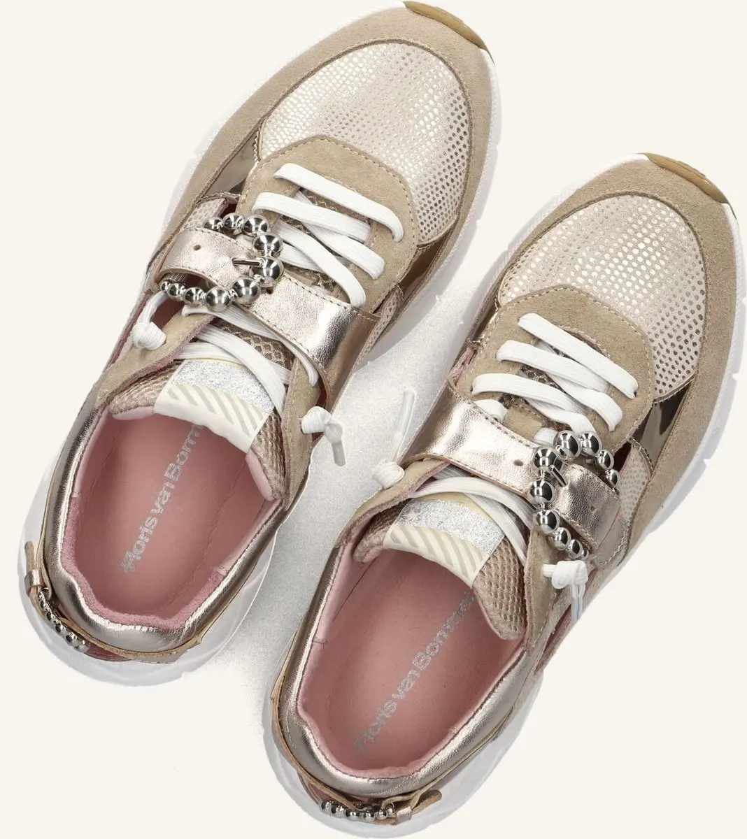Floris van Bommel Daysi Sneakers Sfw-10155 - Goud - Dames 39,5 - afbeelding 5 van 6