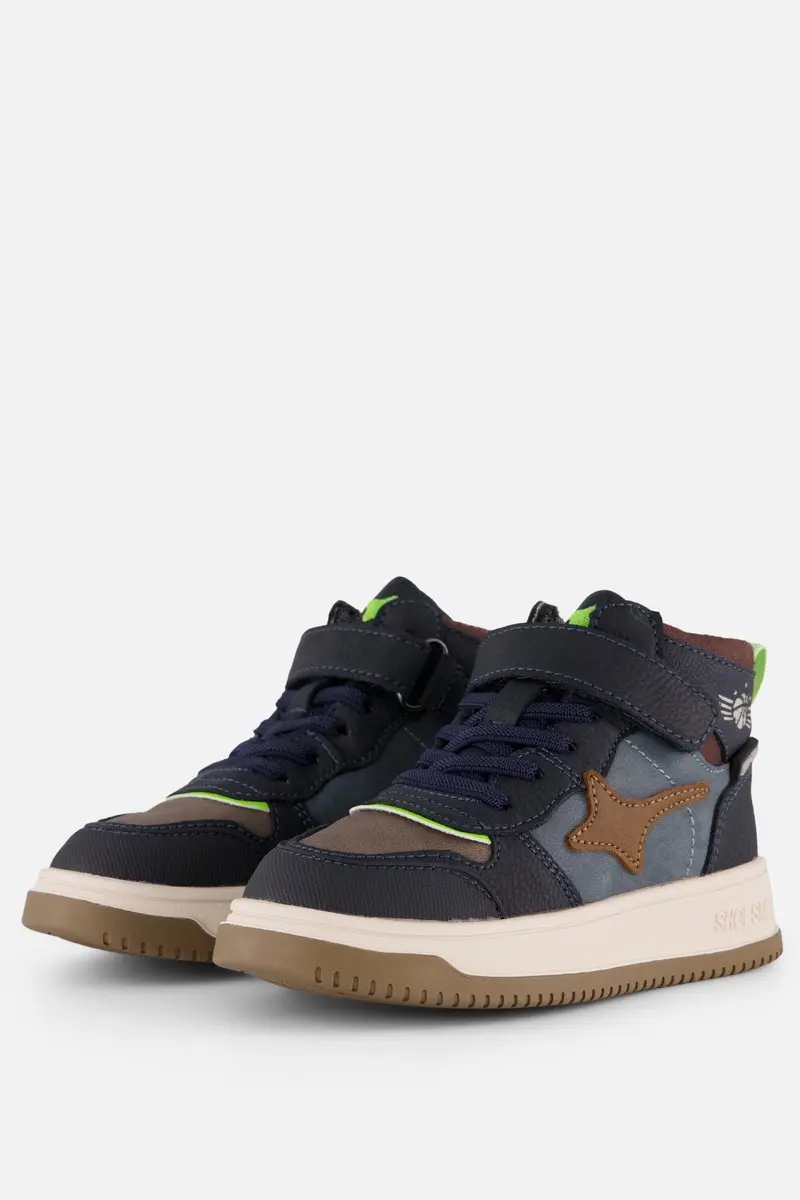 Shoesme New Outsole Sneakers blauw Leer