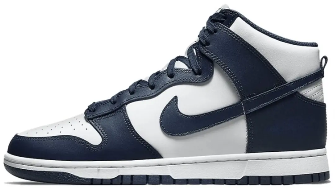 Nike Dunk High Retro, White/Midnight Navy, DD1399 104, EUR 44,5