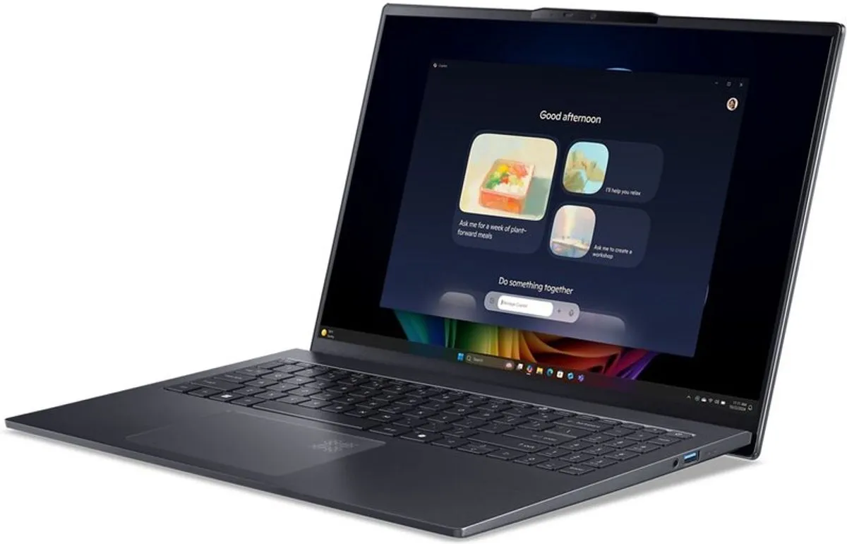 Acer Swift Go 16 AI SFG16-61-R09F Laptop - 16" 2K OLED - AMD Ryzen AI 7 - 16GB/512GB - Grijs