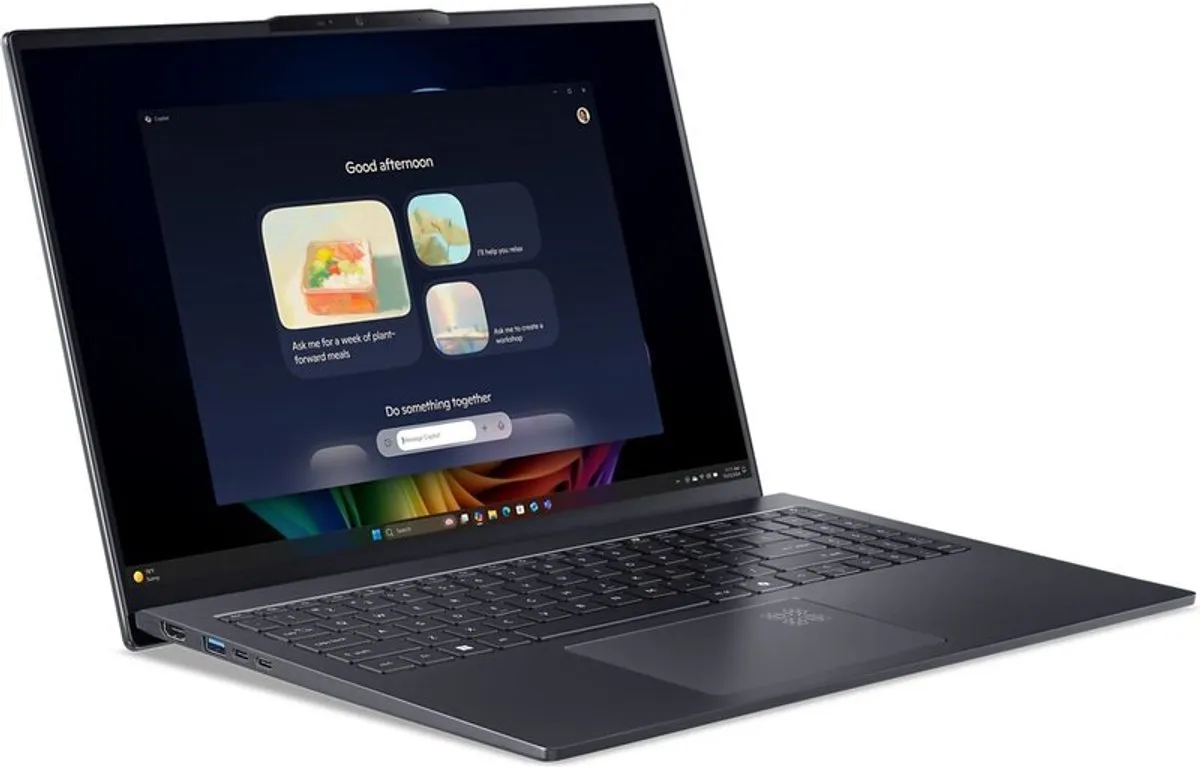 Acer Swift Go 16 AI SFG16-61-R09F Laptop - 16" 2K OLED - AMD Ryzen AI 7 - 16GB/512GB - Grijs