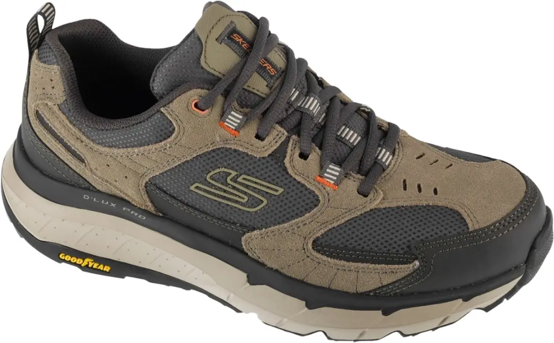 Skechers D'Lux Trekker, Mannen, Beige, Sneakers, maat: 42,5