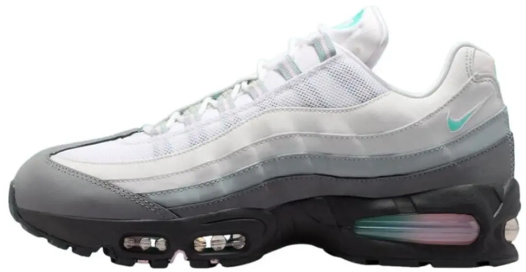Nike Air Max 95 Big Bubble White Hyper Turquoise Pink Foam