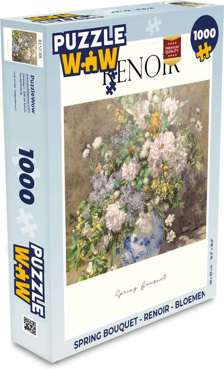 PuzzleWow Renoir Legpuzzel 1000 Stuks - Multicolor