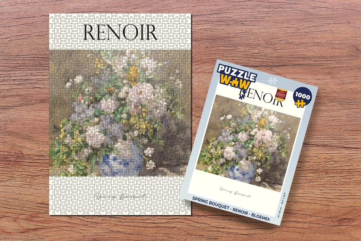 PuzzleWow Renoir Legpuzzel 1000 Stuks - Multicolor