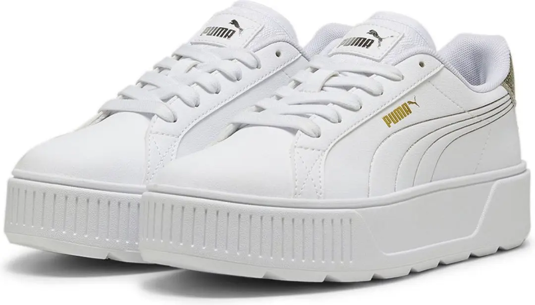 Puma Karmen Metallic Shine Schoenen Wit EU 38 Vrouw
