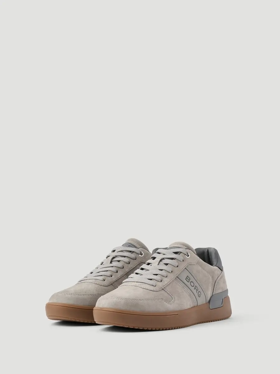 Björn Borg Spin SU Suede Lage Schoen - Grijs - Maat 43