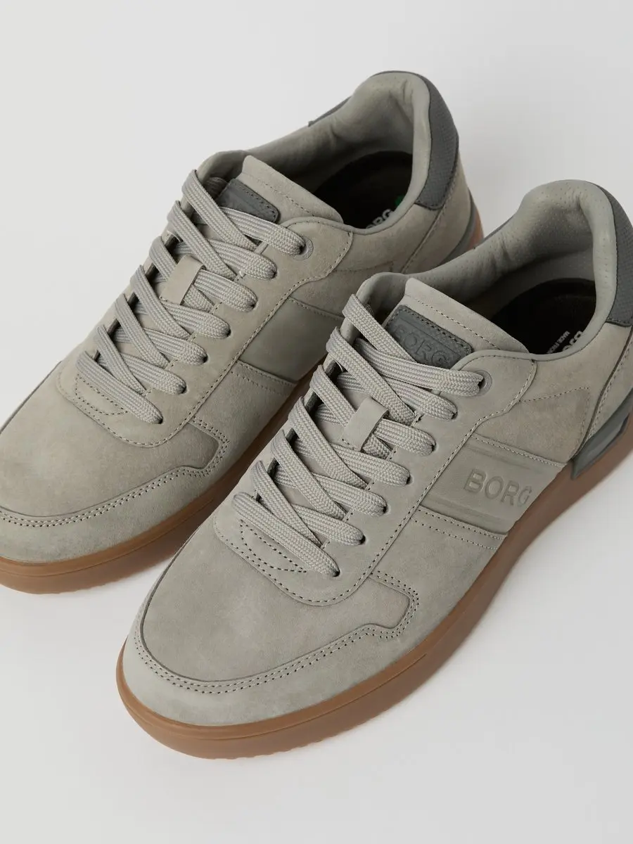 Björn Borg Spin SU Suede Lage Schoen - Grijs - Maat 43