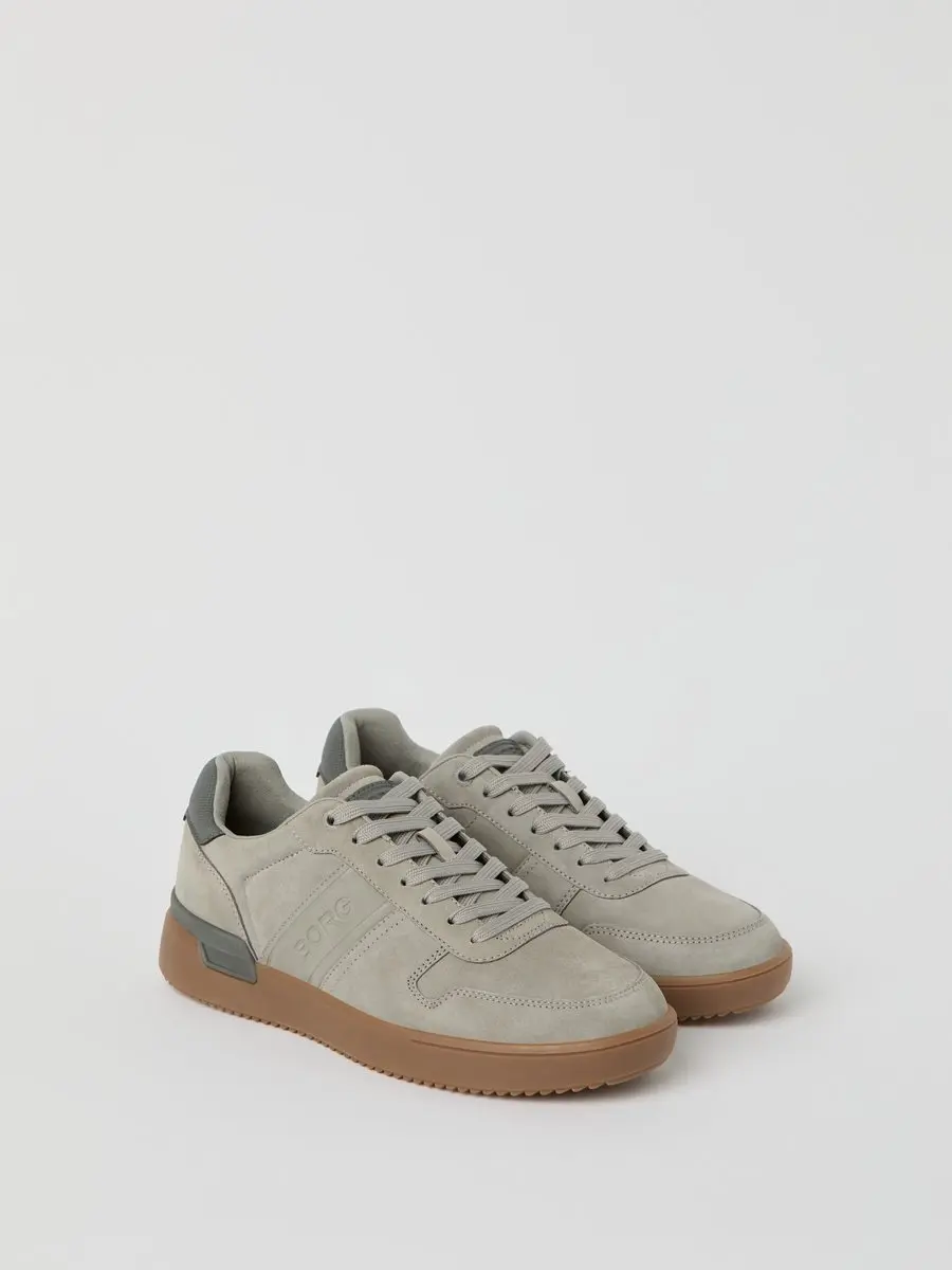 Björn Borg Spin SU Suede Lage Schoen - Grijs - Maat 43