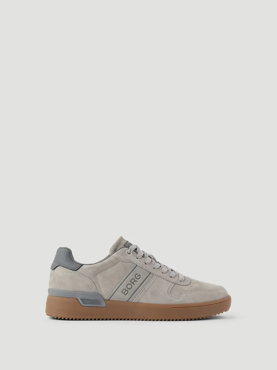 Björn Borg Spin SU Suede Lage Schoen - Grijs - Maat 43