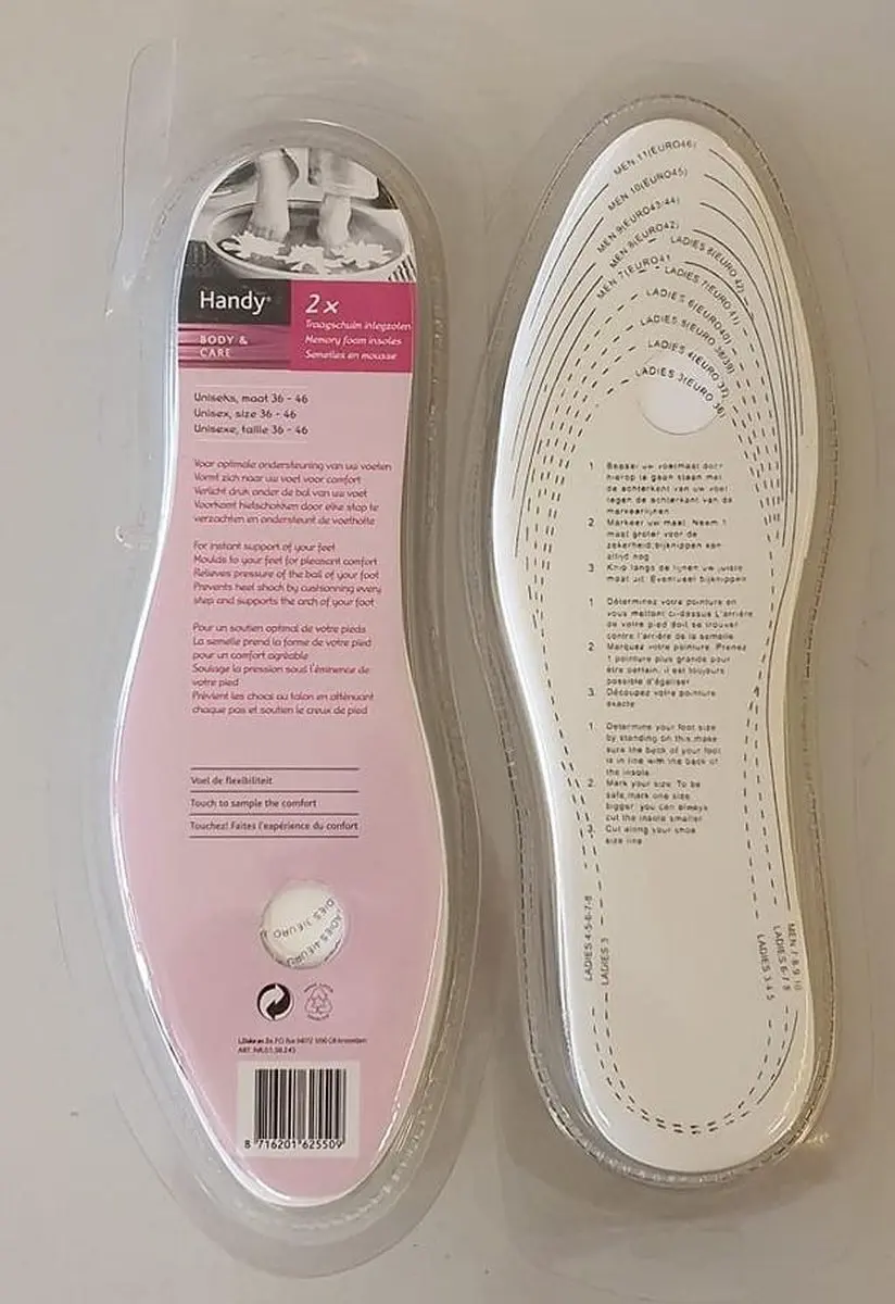 Memory foam inlegzolen