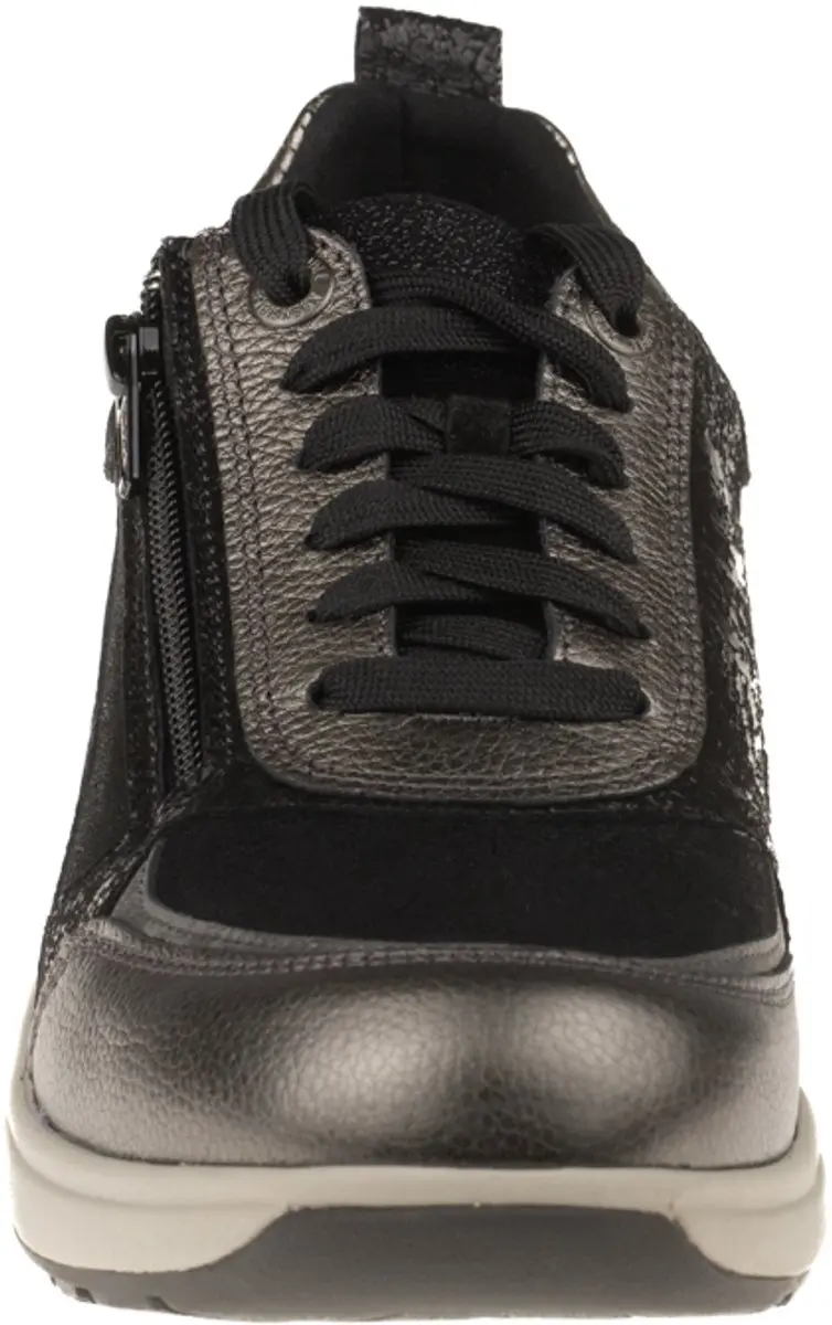 Xsensible Valletta Dames Sneakers - Leer - Zilverkleurig - Maat 42