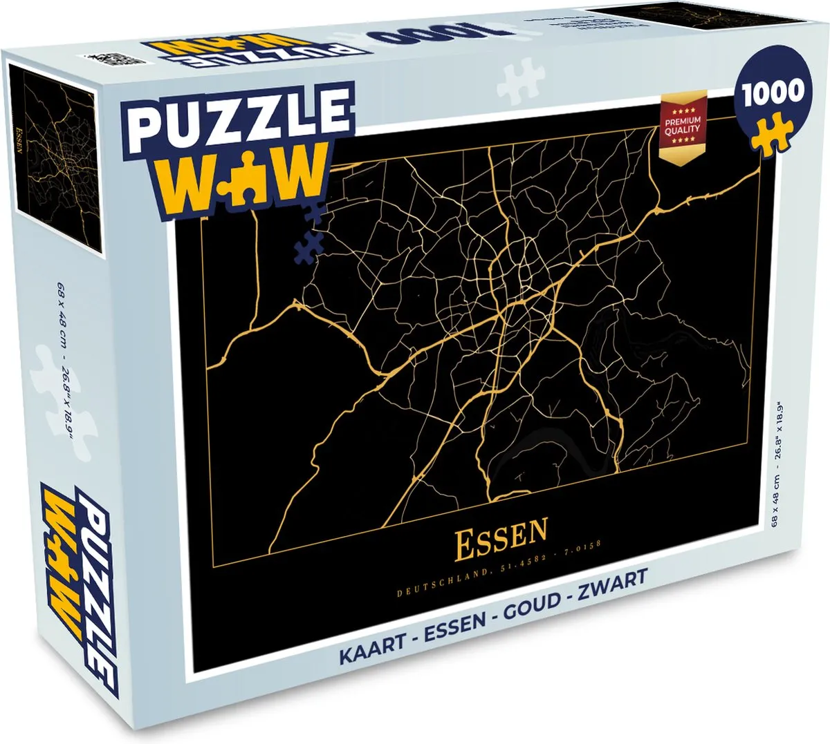 PuzzleWow Legpuzzel 1000 Stukjes - Multicolor