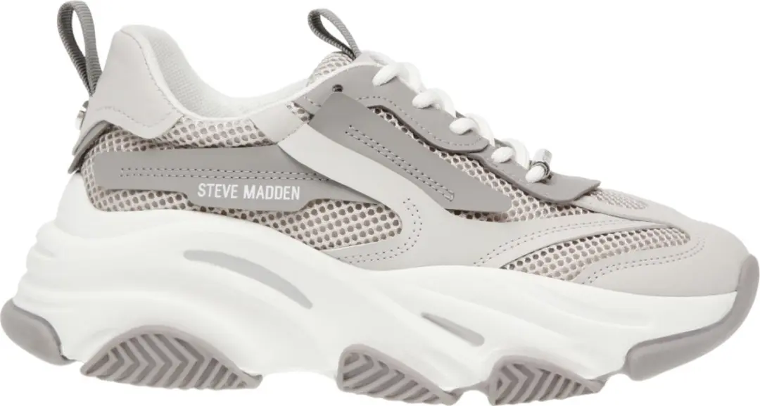 Steve Madden Possession Lage Sneakers - Grijs - Maat 40 - afbeelding 6 van 6