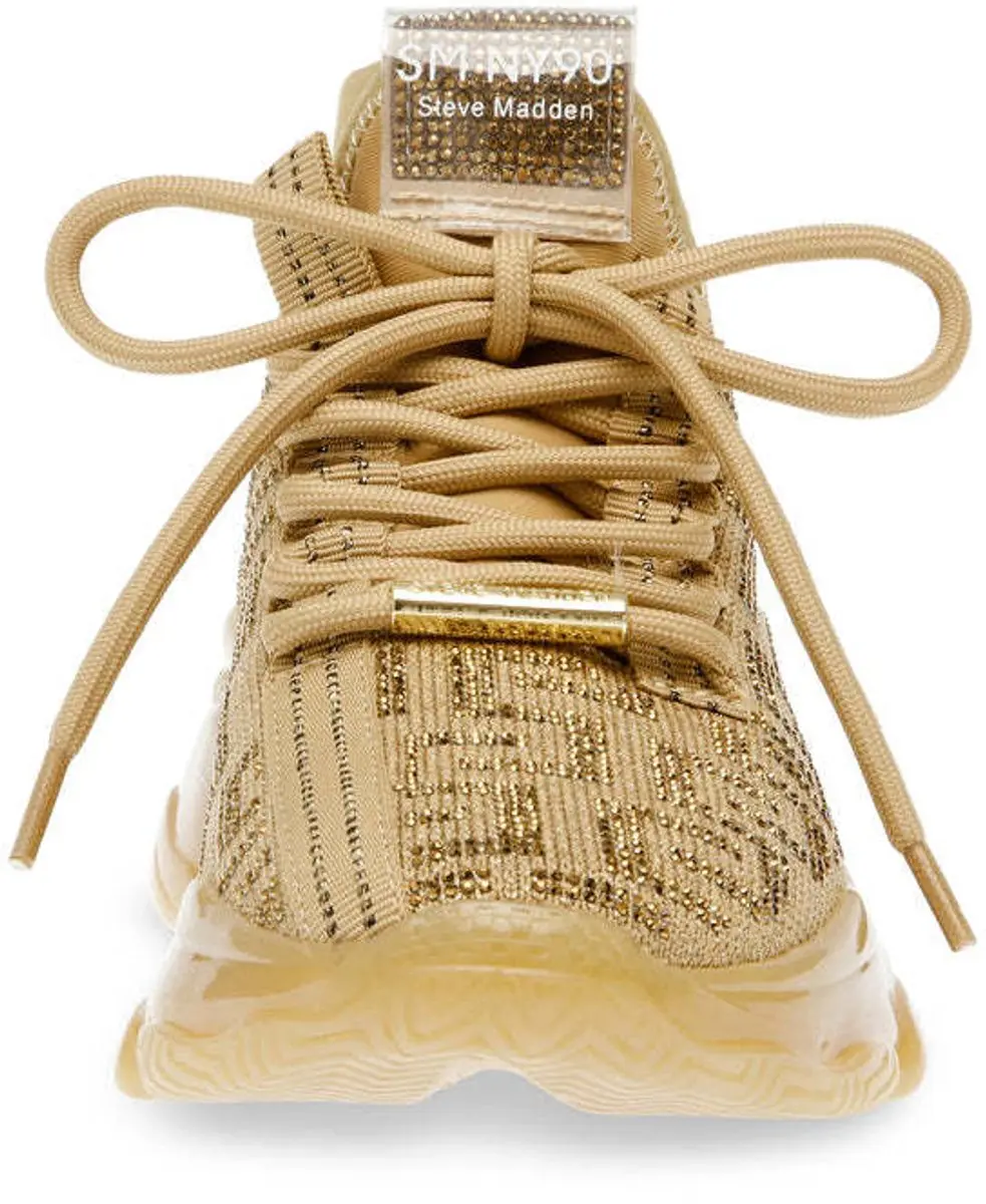 Steve Madden Maxout SM11002264-04004 Damestrainers - 36 - Goud - afbeelding 4 van 6