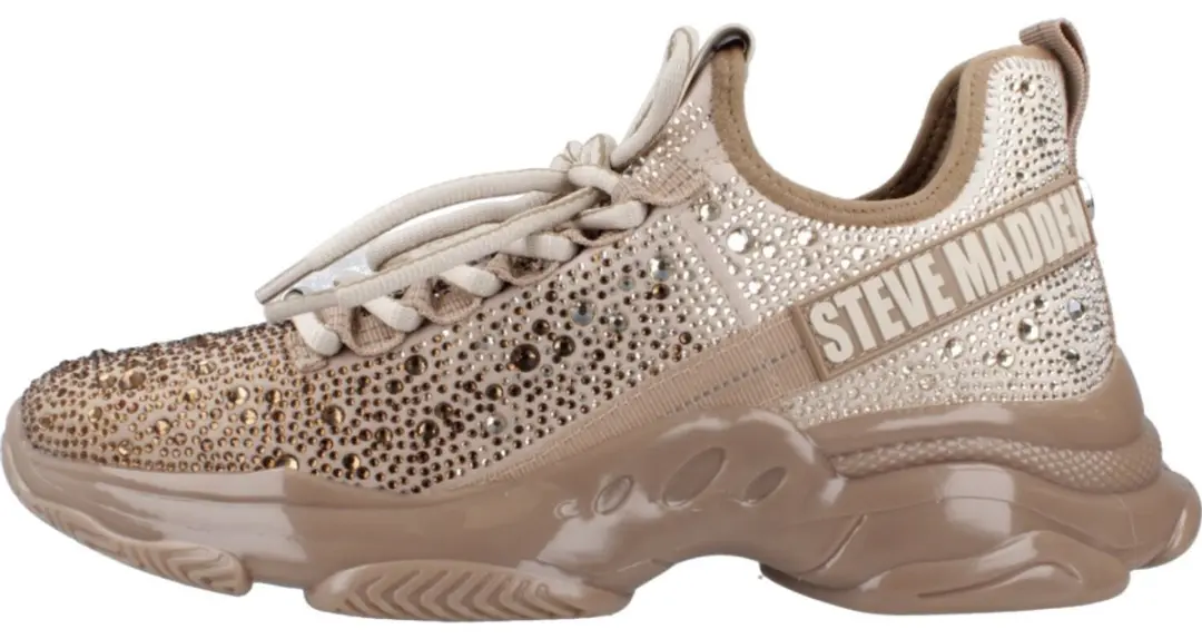 Steve Madden Mistica Lage Sneakers - Dames 39 - Goud - afbeelding 2 van 6