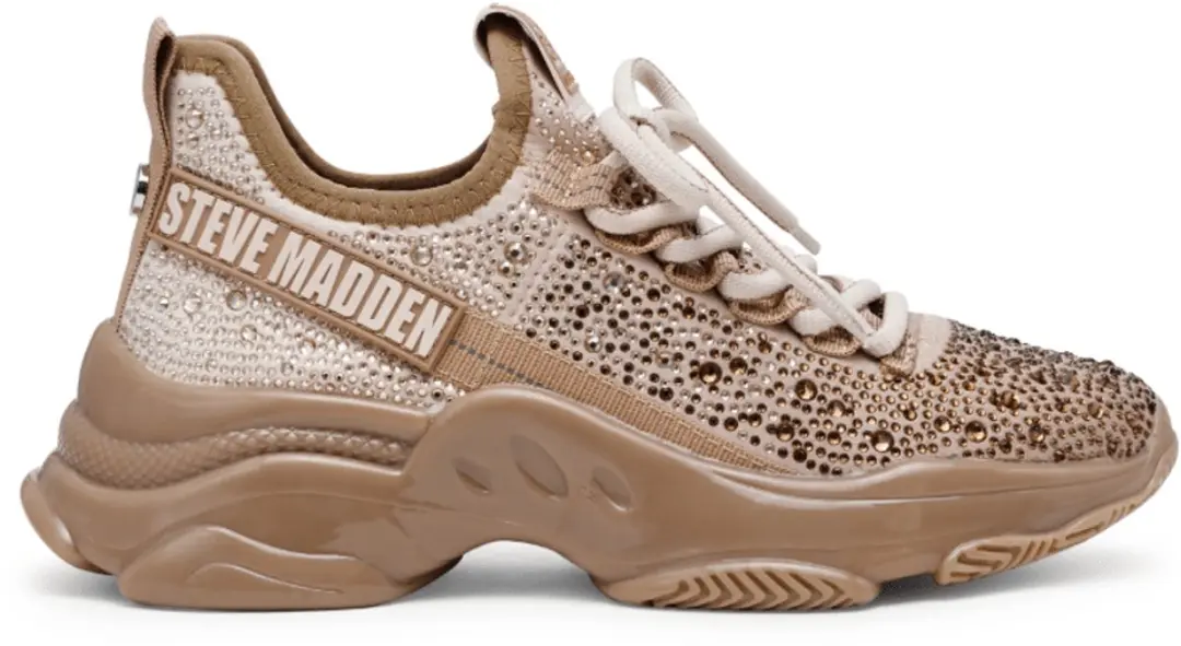 Steve Madden Mistica Lage Sneakers - Dames 39 - Goud - afbeelding 4 van 6