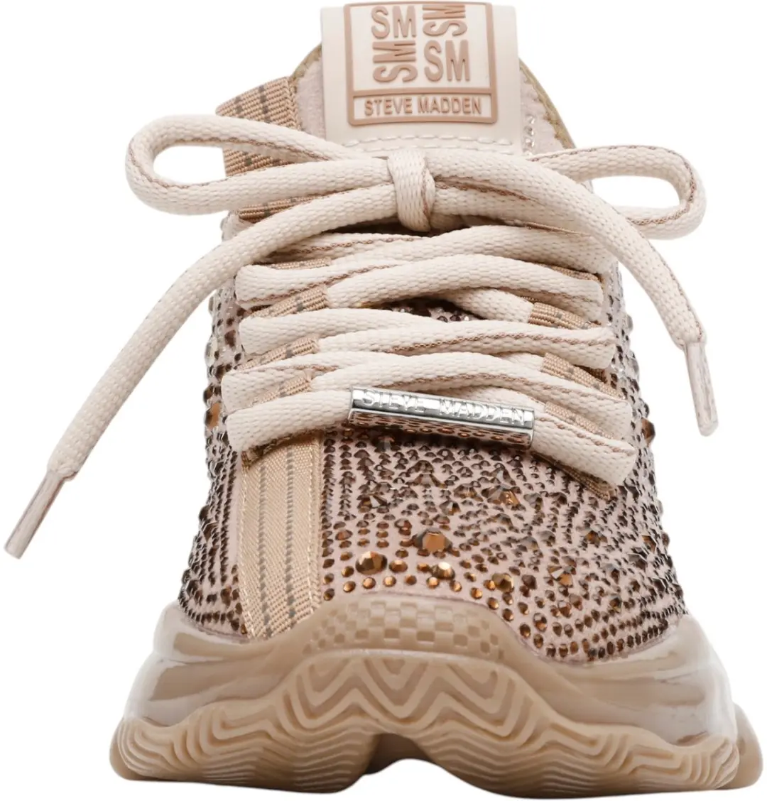 Steve Madden Mistica Lage Sneakers - Dames 39 - Goud - afbeelding 6 van 6
