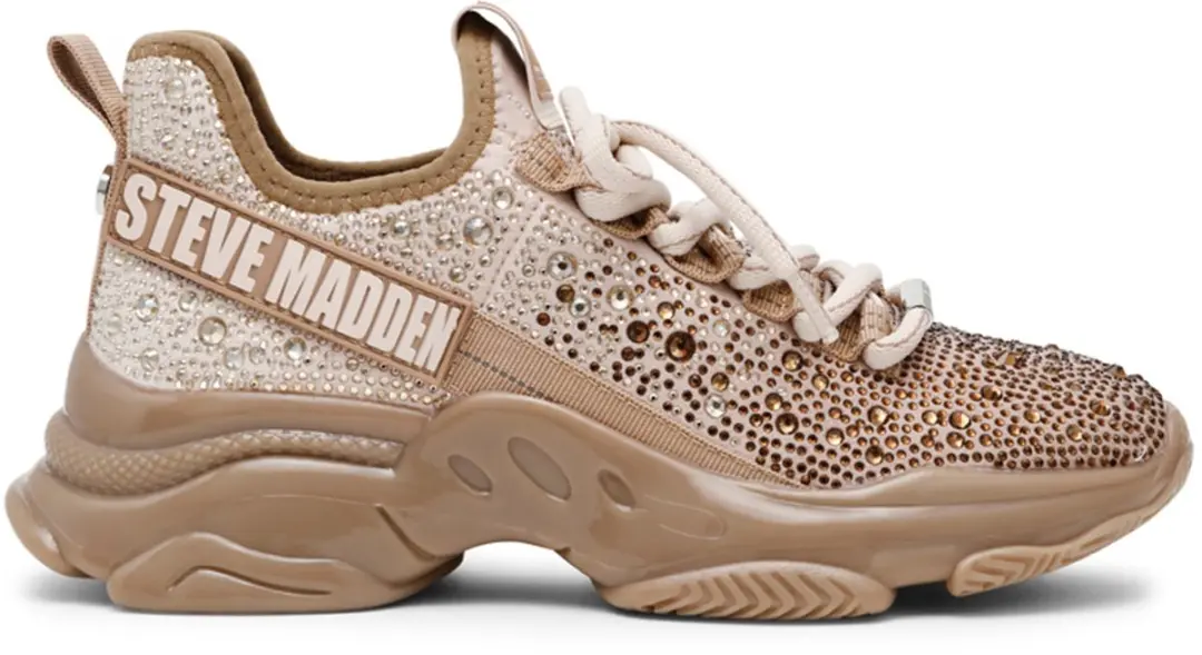 Steve Madden Mistica Lage Sneakers - Dames 39 - Goud - afbeelding 3 van 6