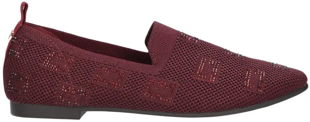La Strada Loafer Aubergine Knitted