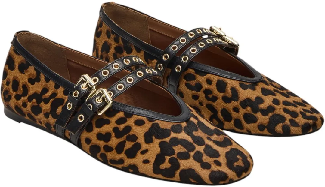 Steve Madden Lydia-L Ballerina's - Luipaard - 36