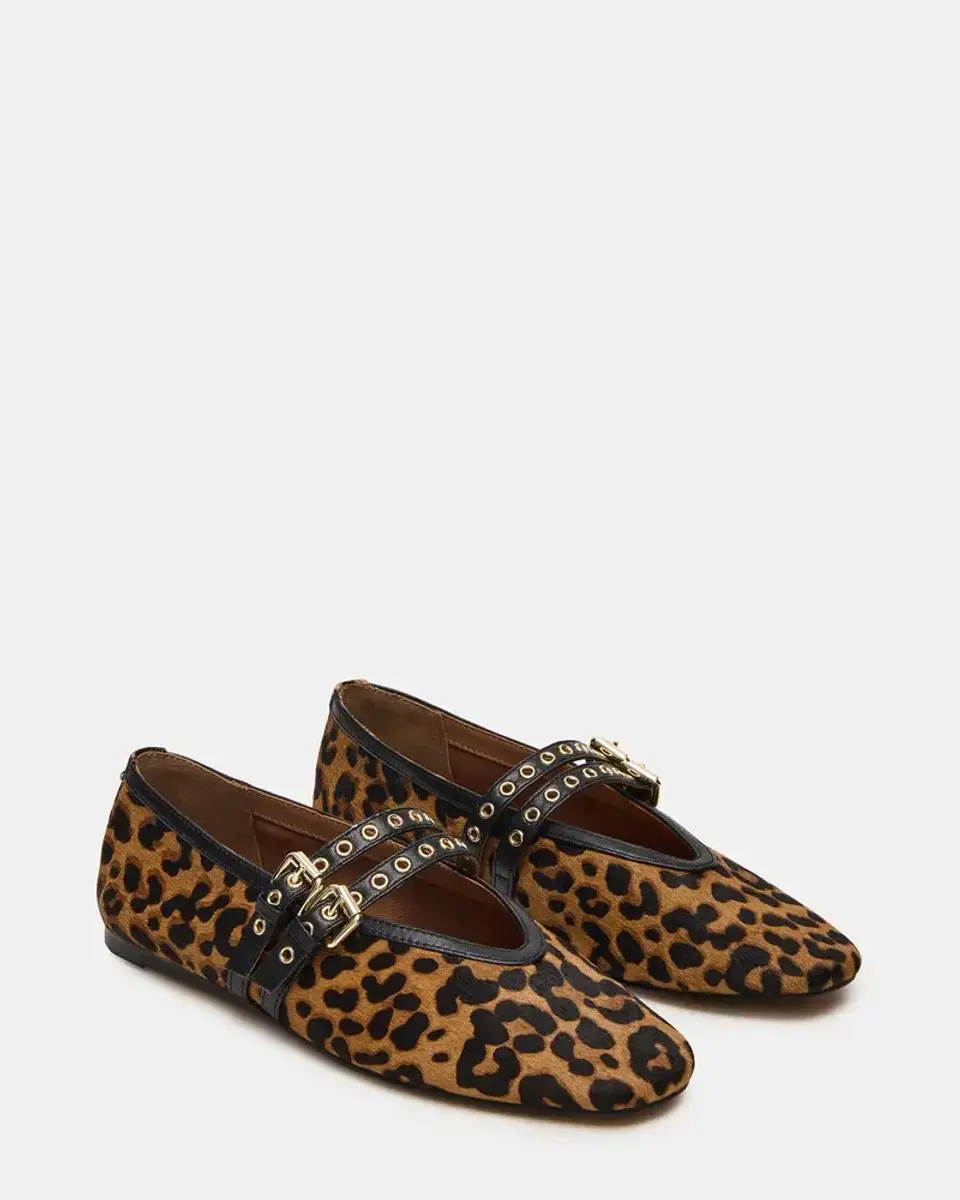 Steve Madden Lydia-L Ballerina's - Luipaard - 36
