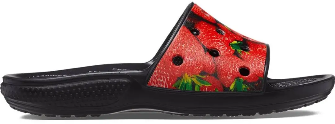 Crocs Classic Hyperreal Slide Zwart Maat 39/40 US M7/W9