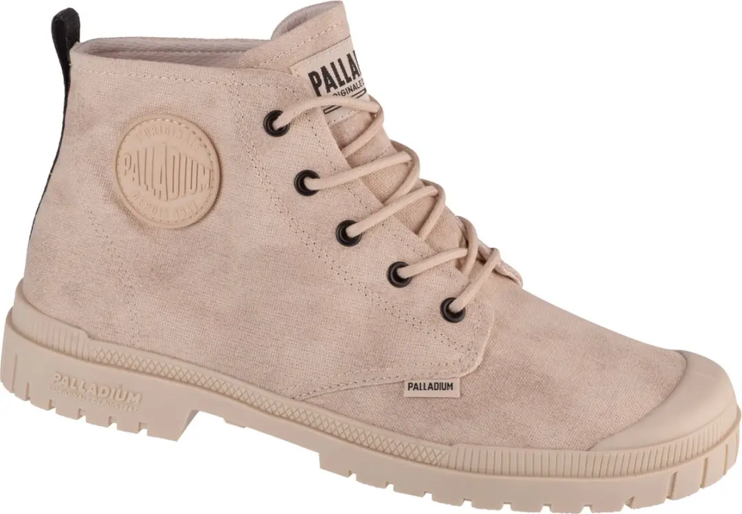 Palladium Pampa SP20 Hi Wax 74388-210-M, Unisex, Beige, Sneakers, maat: 36