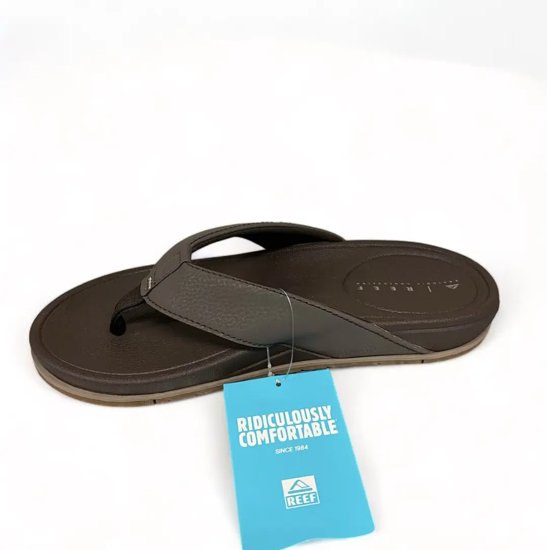 Reef Cushion Bonzer Teenslippers Heren 44 - Donkerbruin