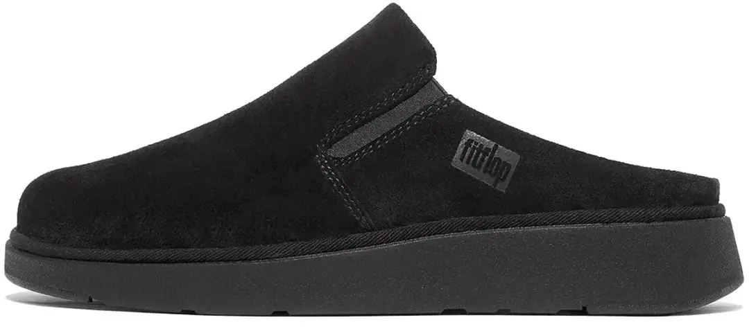 FitFlop Gen FF Elasticated Mules Dames Pantoffels - Zwart