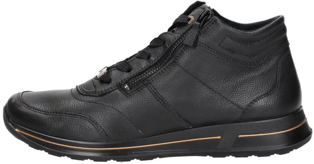 Ara 1224808 Hoge Sneakers Dames - Zwart - Maat 37