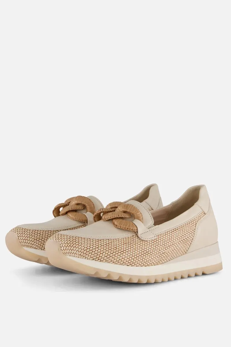 Gabor Instappers beige Leer