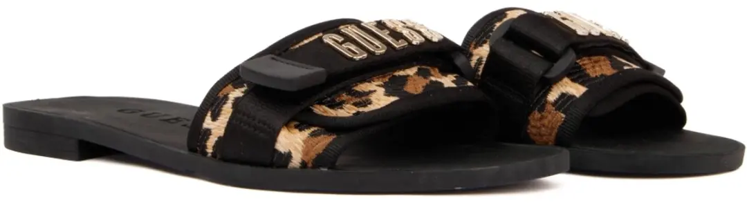 Guess Elyze5 Slippers 37 - Zwart