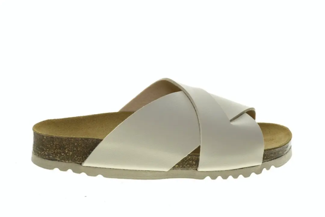Scholl Vivan Ivory Kruisband Slipper maat 38