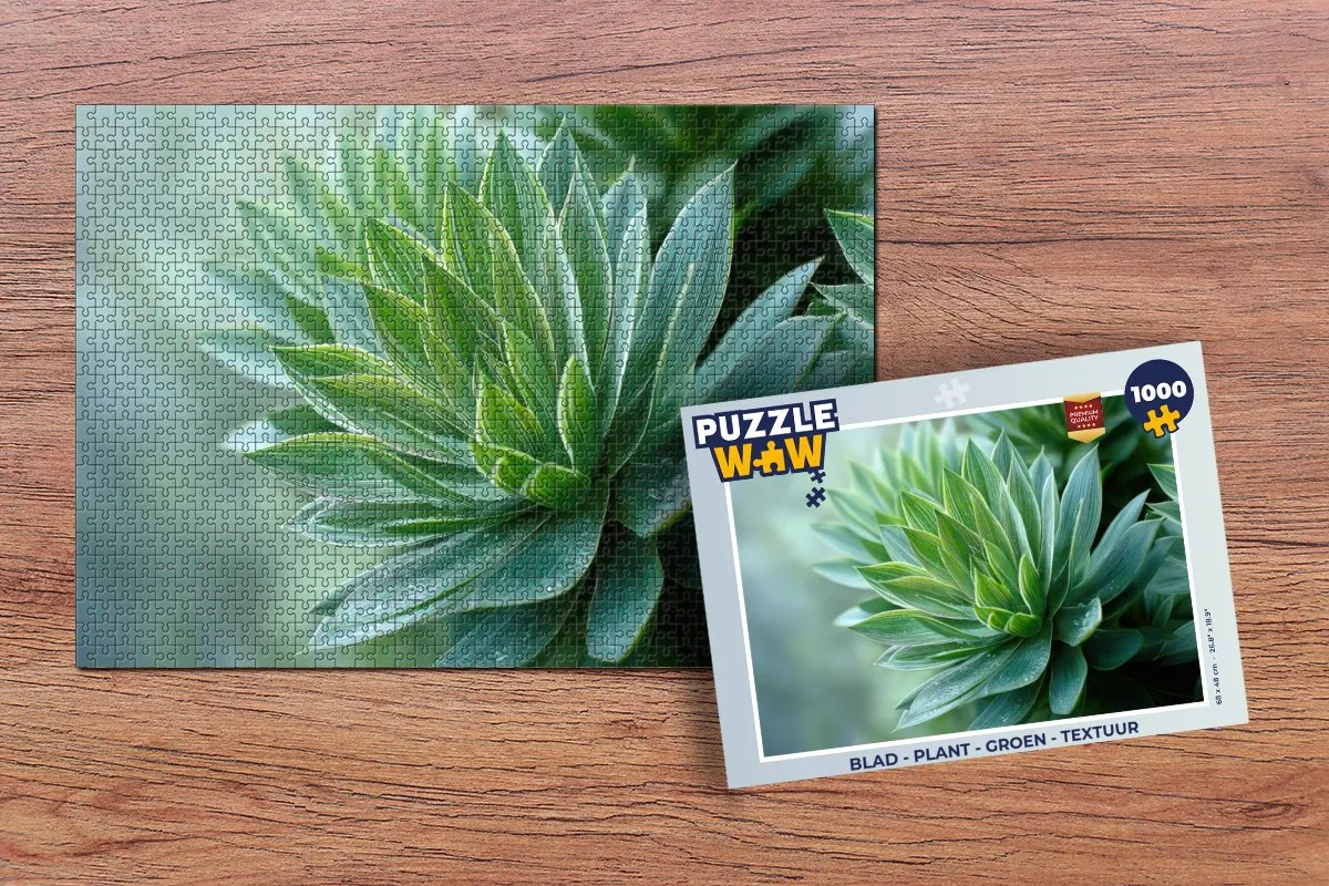 PuzzleWow Plant Legpuzzel 1000 Stuks - Groen
