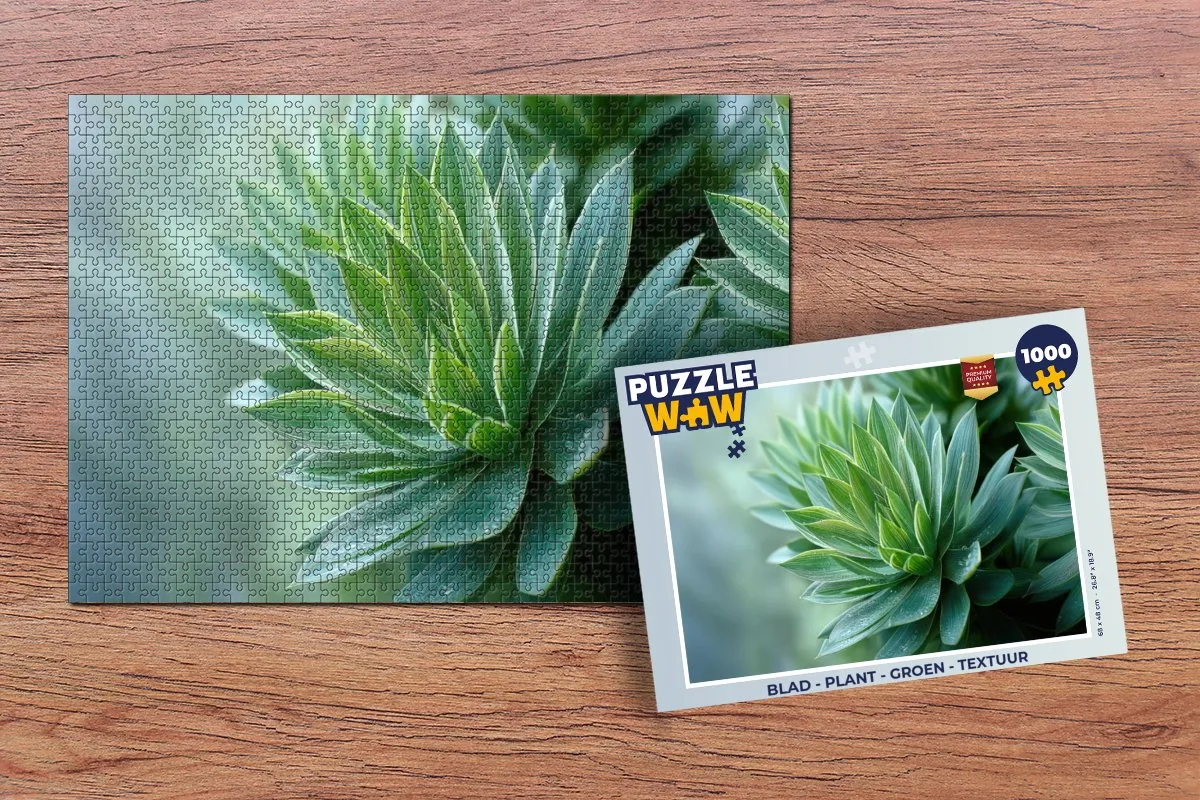PuzzleWow Plant Legpuzzel 1000 Stuks - Groen