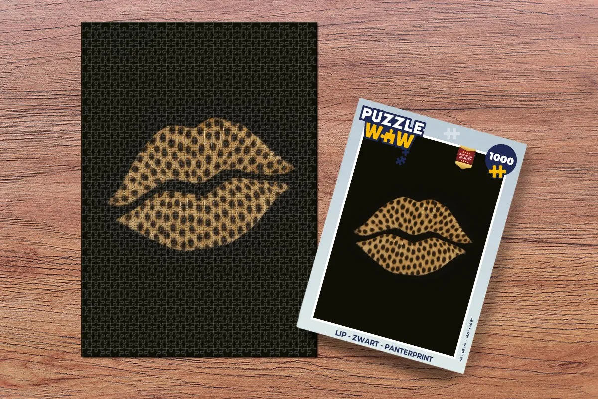 PuzzleWow Panterprint Legpuzzel 1000 Stuks - MPN 8721373926422