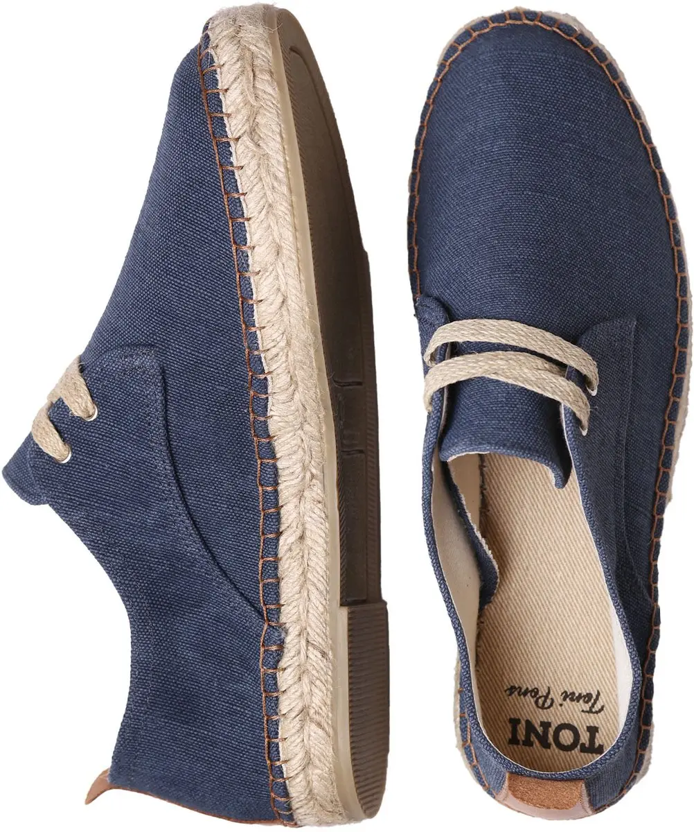 Espadrilles voor heren met veters