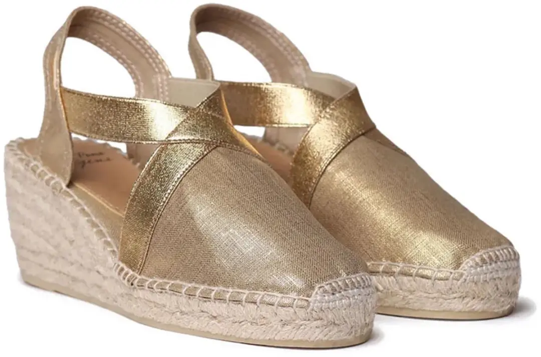 Toni Pons Fabi Wedge Espadrilles Goud EU 42 Vrouw