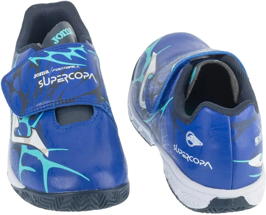 Joma Super Copa Jr 25 SCJW2504INV Indoorschoenen - Blauw - afbeelding 5 van 5