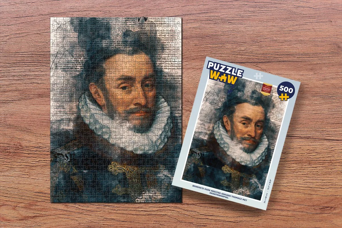 PuzzleWow Willem van Oranje Legpuzzel 500 Stuks - Multicolor