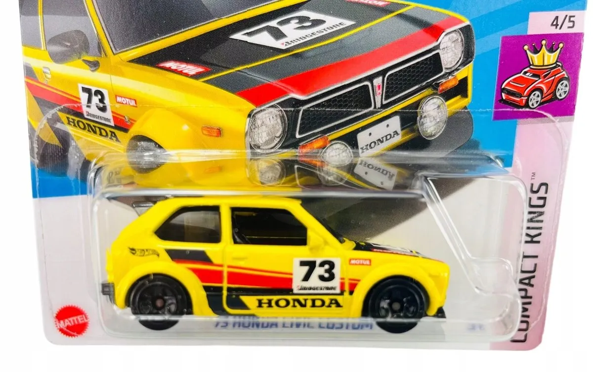 Hot Wheels '73 Honda Civic Custom HTC19 - Geel