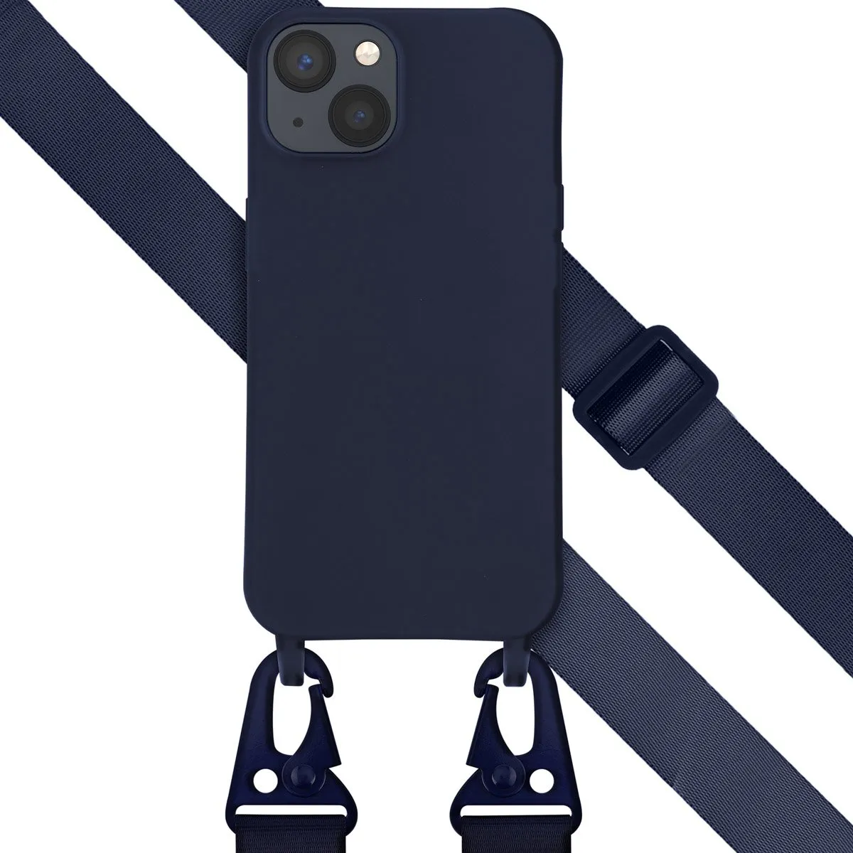 Selencia Hoesje iPhone 13 Donkerblauw