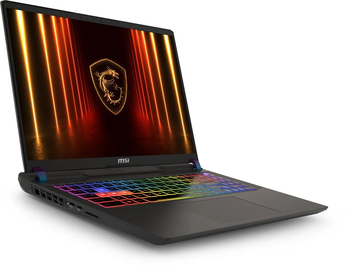 MSI Vector A16 HX A8WHG-021NL Gaming Laptop - RTX 5070 Ti - Grijs