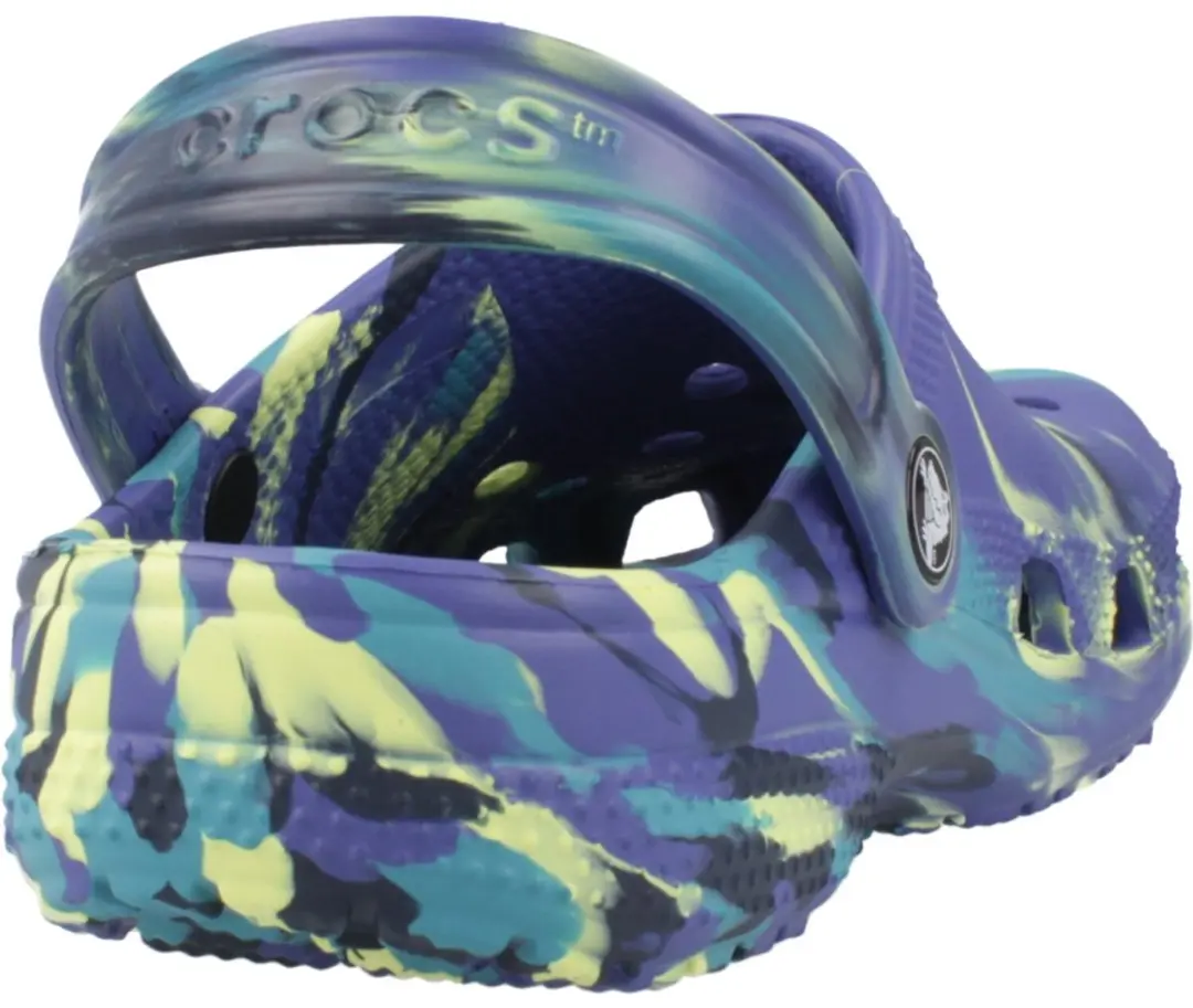 Crocs Classic Marbled Klompen Blauw EU 38-39 Kinderen