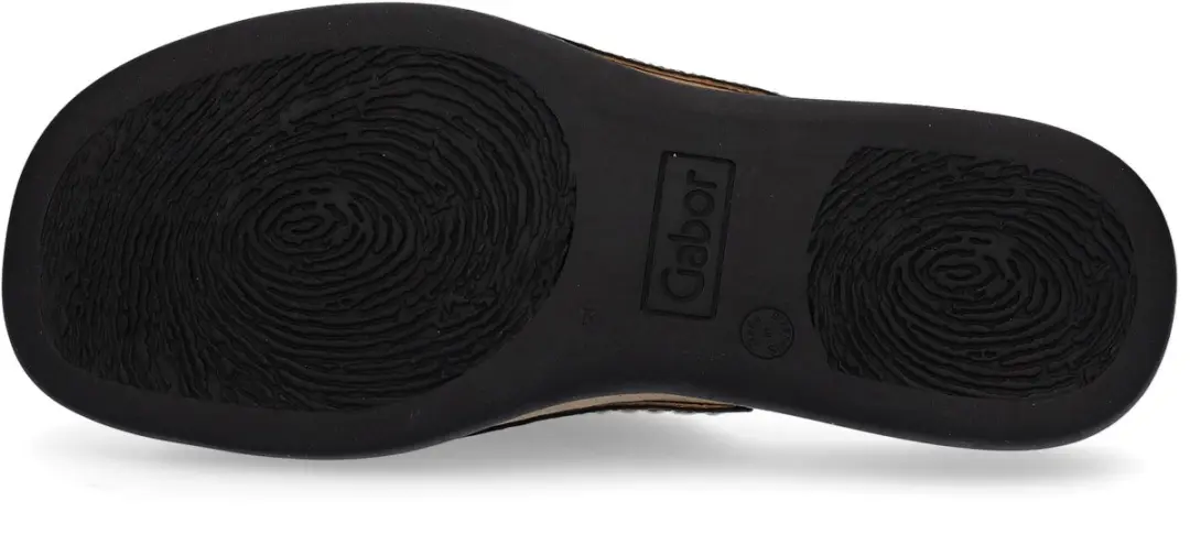 Gabor 03.705.27 Dames Sandaal Slides - Zwart - Maat 38