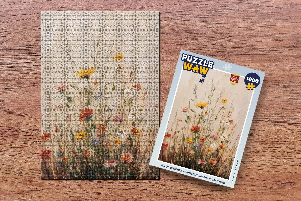 PuzzleWow Wilde Bloemen Legpuzzel 1000 Stuks - MPN 8721414222070