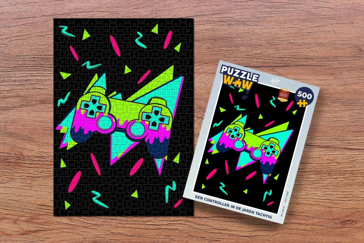 PuzzleWow Controller Puzzel 500 Stuks - Multicolor