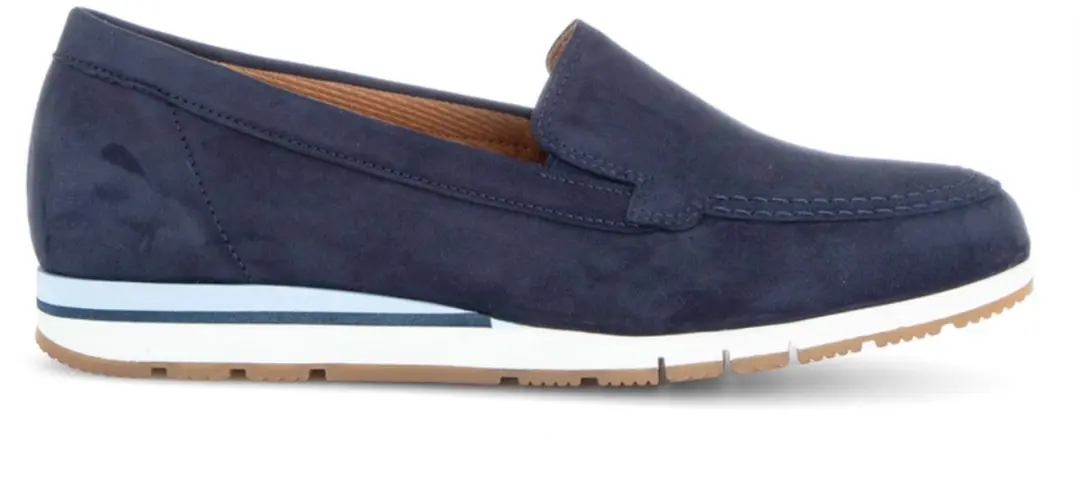 Gabor Instappers Blauw Nubuck - Maat 39 - afbeelding 5 van 6